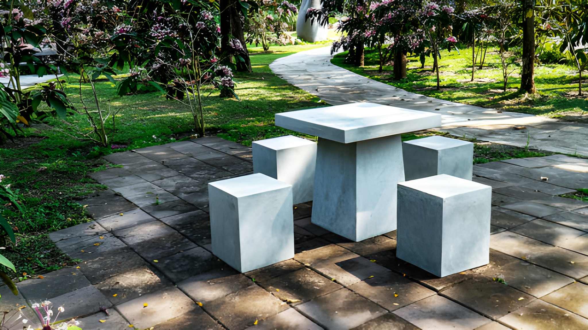 Cara Menata Ornamen Beton untuk Taman Rumah