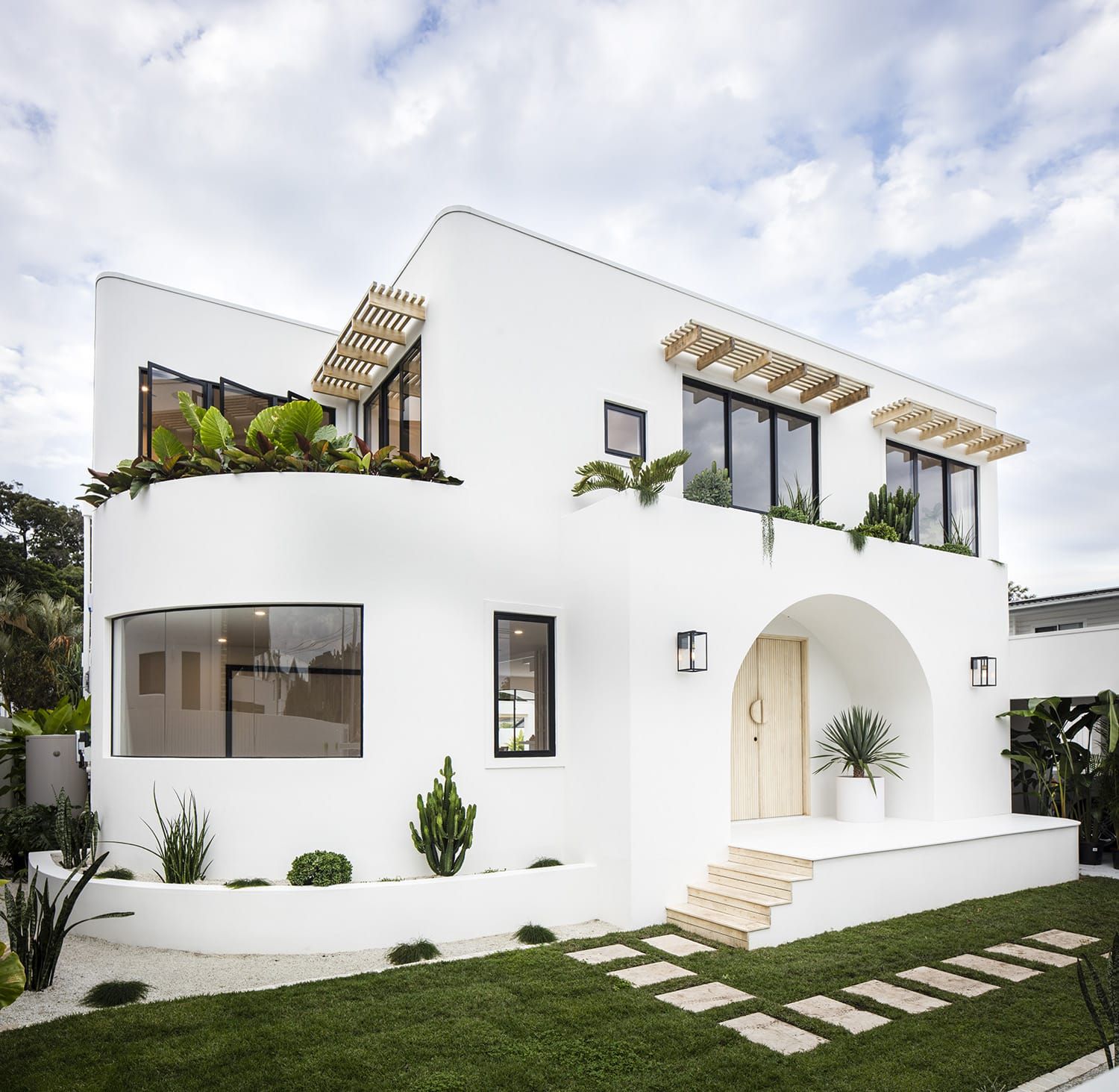 rumah minimalis dengan beton